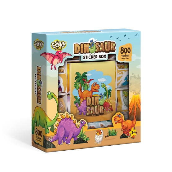 Dinosaur Sticker Box
