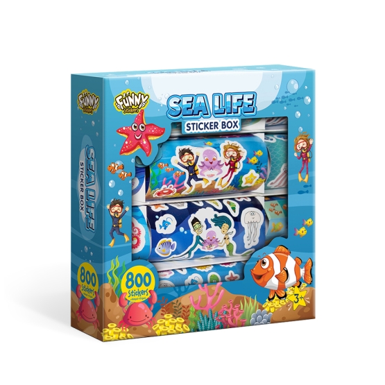 Sea Life Çıkartma Kutusu