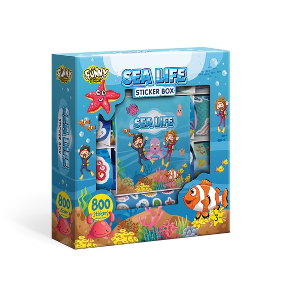 Sea Life Çıkartma Kutusu