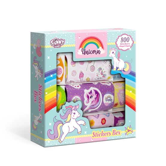 Unicorn Çıkartma Kutusu